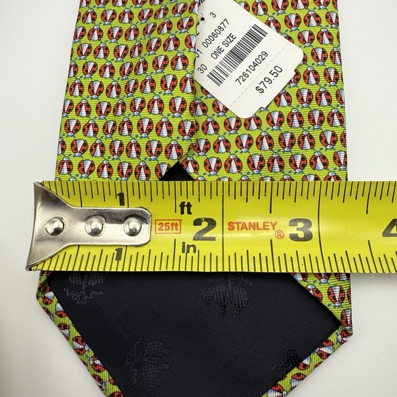 NEW Brooks Brothers‎ Necktie Mens Ladybug Print 100% Silk Wild Fun - Picture 4 of 4